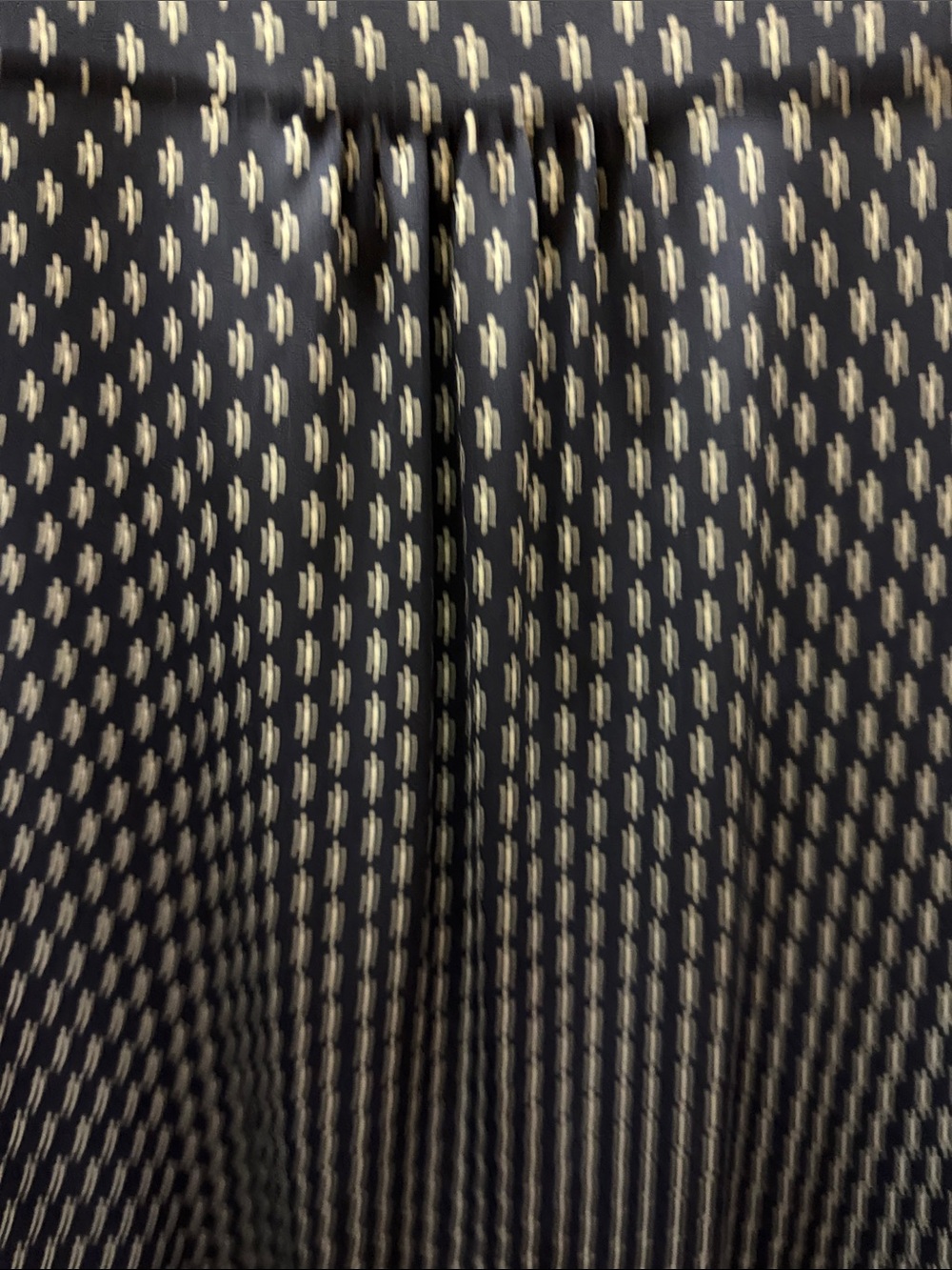 Charter Club Navy and White Pintuck Peasant Blouse - Picture 7 of 7